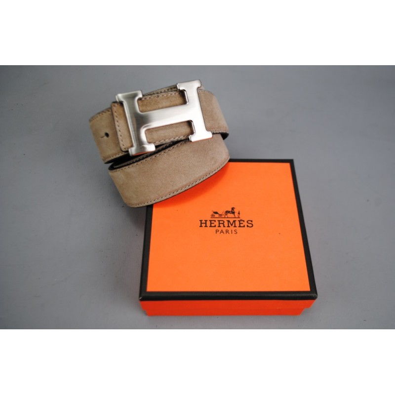 HERMES BUCKLE BELT SÜET %100 HAKIKI DERI